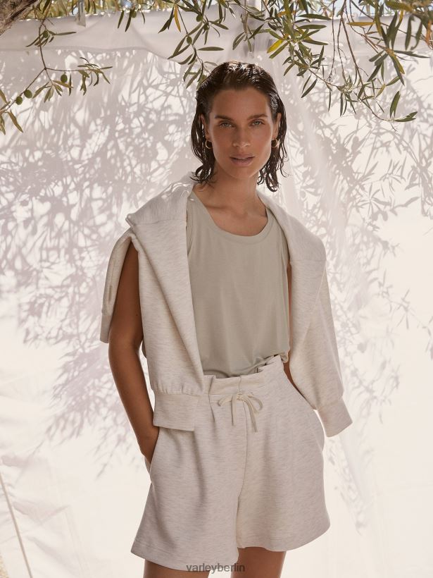 Varley Claude High-Rise Short 4,5" Frauen B2X2PN333 Elfenbeinmergel Bekleidung