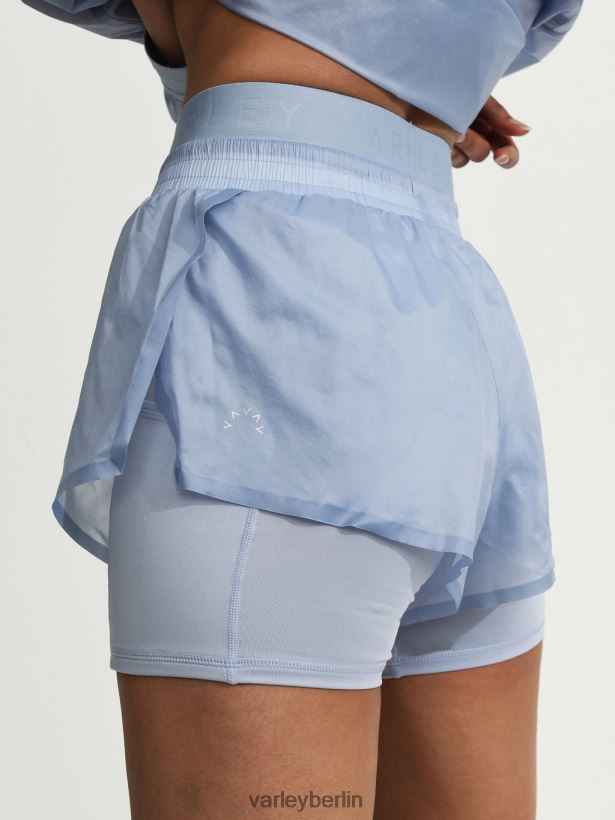 Varley Fresno kurz Frauen B2X2PN404 Zen-Blau Bekleidung