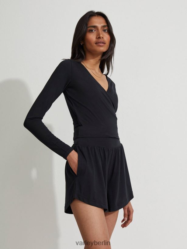 Varley windsor kurz Frauen B2X2PN405 Schwarz Bekleidung