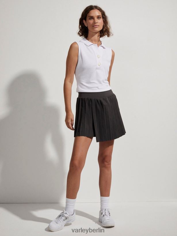 Varley Kalmia mittelhoher Skort Frauen B2X2PN355 Schwarz Bekleidung