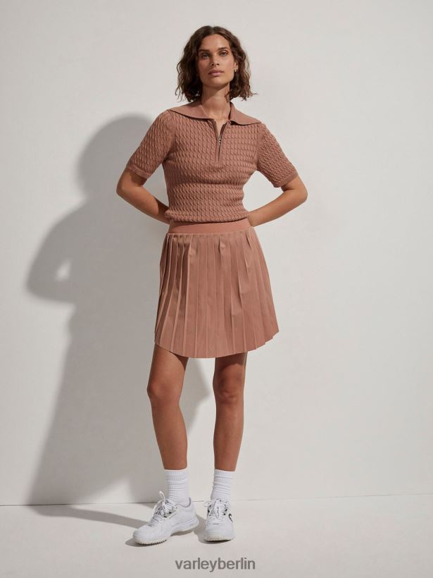 Varley Newman High-Rise-Skort Frauen B2X2PN356 Mokka-Mousse Bekleidung