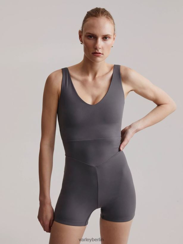 Varley Let's Go Juni All-in-One 4" Frauen B2X2PN170 geschwärzte Perle Bekleidung