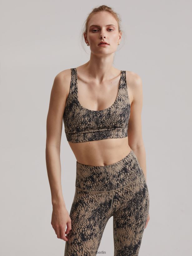 Varley Lass uns Severn BH bewegen Frauen B2X2PN53 weicher taupefarbener Aligator Bekleidung