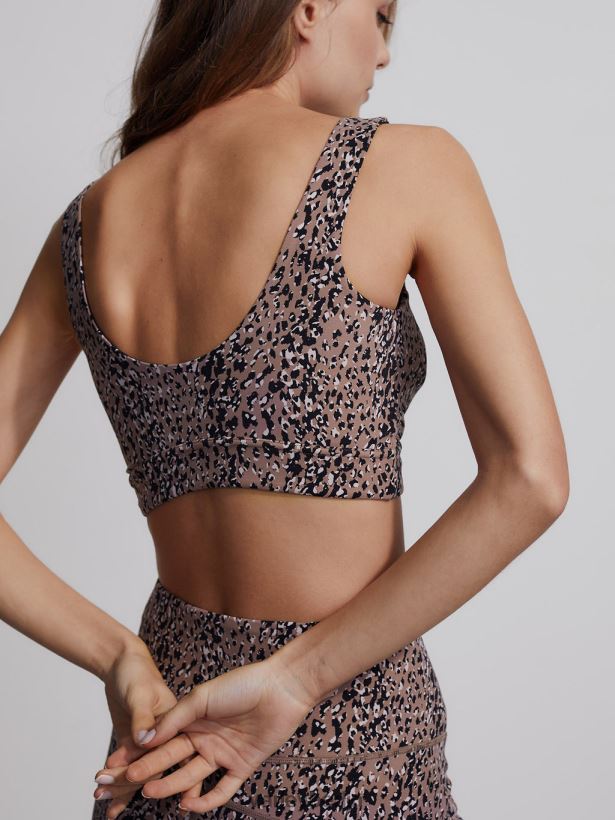 Varley Lass uns gehen, Elsie Bra Frauen B2X2PN45 Lila-Mix-Sprenkeltier Bekleidung