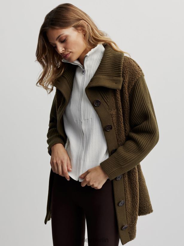 Varley Elliot-Jacke Frauen B2X2PN460 dunkles Oliv Bekleidung