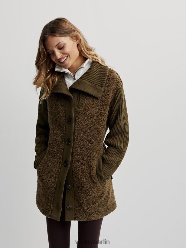 Varley Elliot-Jacke Frauen B2X2PN460 dunkles Oliv Bekleidung