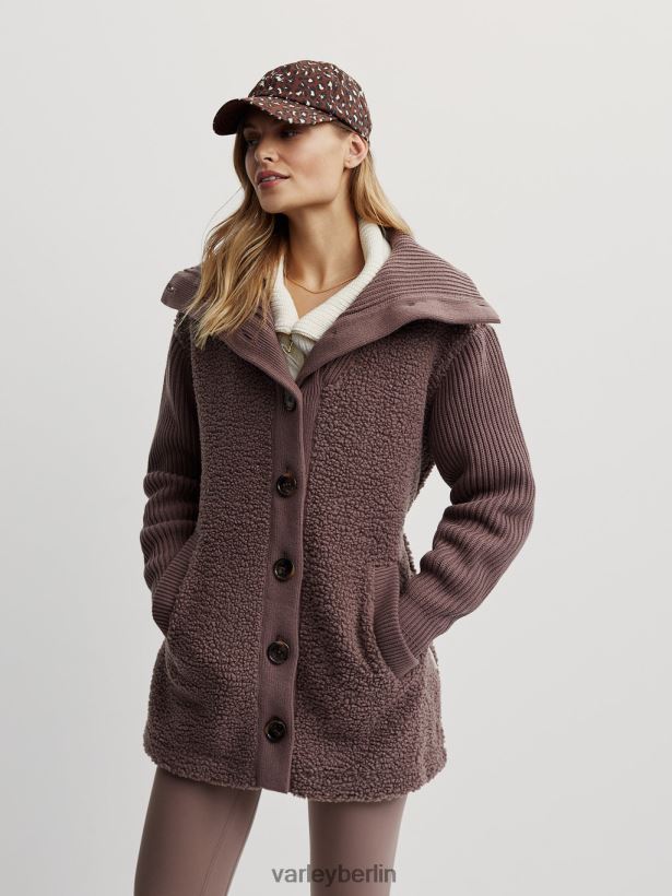 Varley Elliot-Jacke Frauen B2X2PN461 tiefes Taupe Bekleidung
