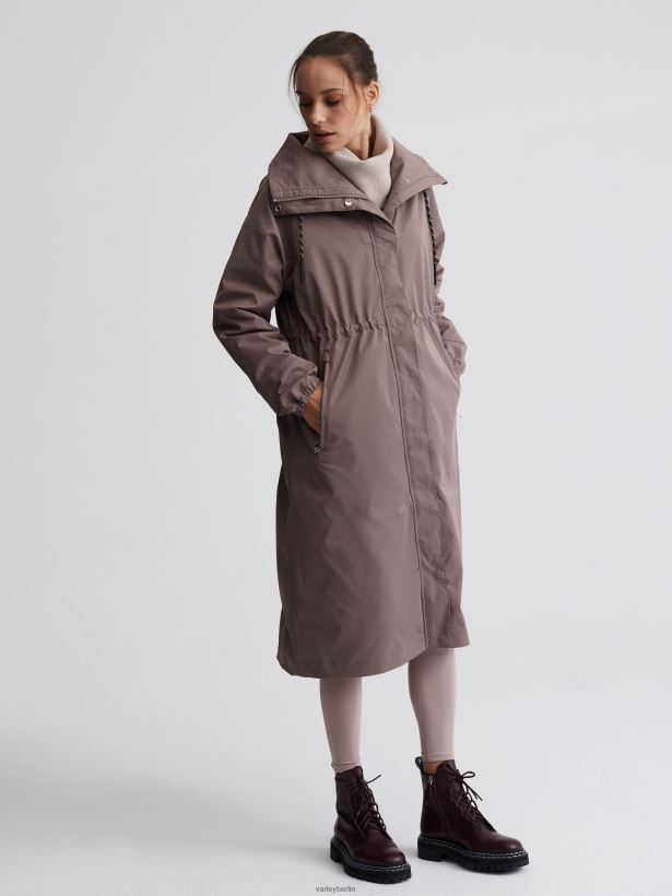 Varley Grove langer Parka Frauen B2X2PN455 Eisen Bekleidung