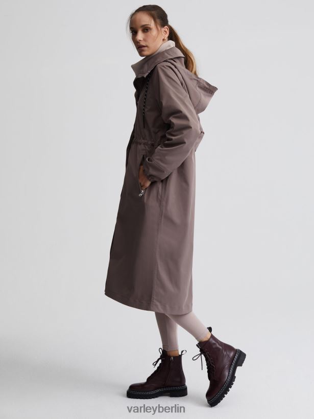 Varley Grove langer Parka Frauen B2X2PN455 Eisen Bekleidung