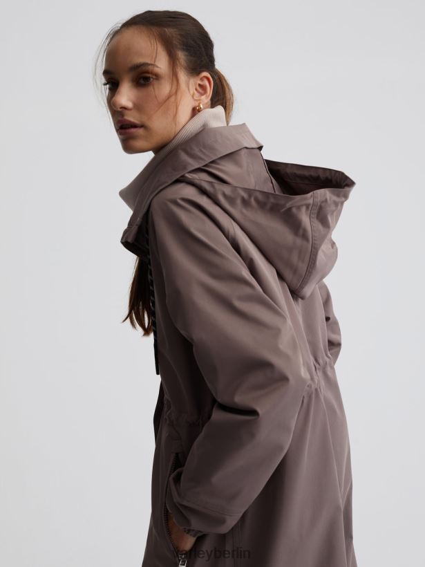 Varley Grove langer Parka Frauen B2X2PN455 Eisen Bekleidung