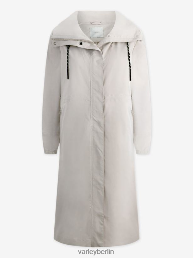 Varley Grove langer Parka Frauen B2X2PN456 Silberstreif Bekleidung
