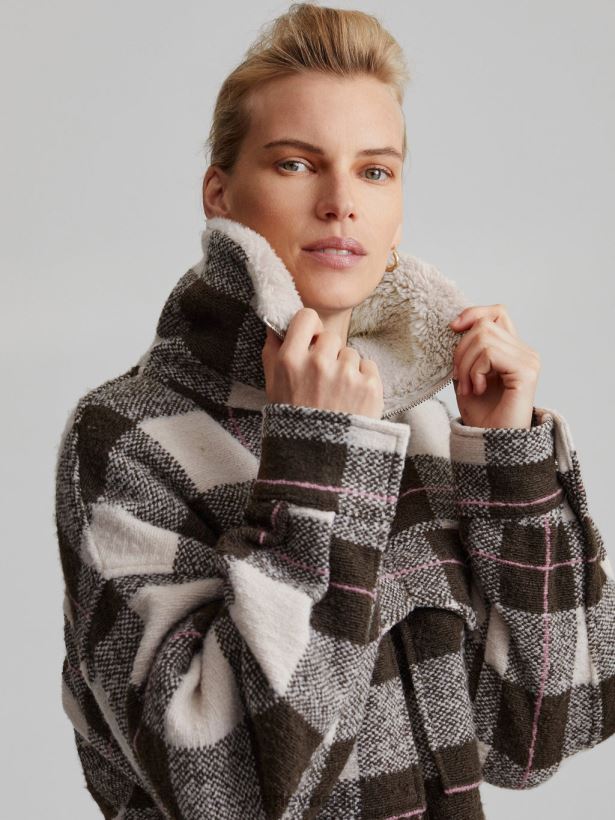 Varley Harlow-Mantel Frauen B2X2PN420 Wren-Makroprüfung Bekleidung