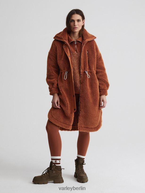 Varley Jones Mantel Frauen B2X2PN438 Karamell-Café Bekleidung