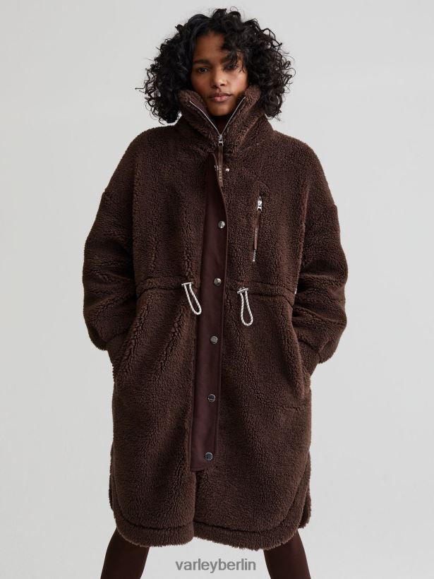 Varley Jones Mantel Frauen B2X2PN439 Kaffeebohne Bekleidung