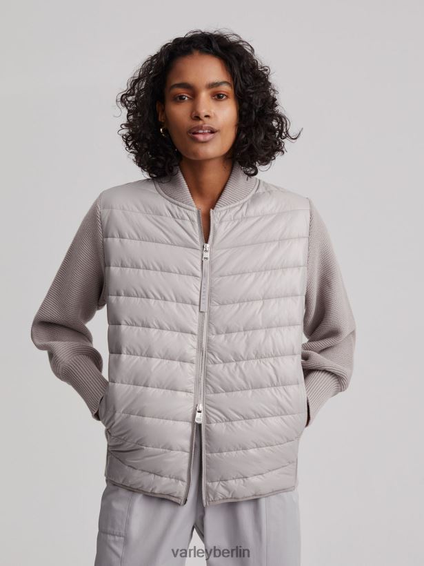 Varley Larkin-Jacke Frauen B2X2PN418 Mondgrau Bekleidung