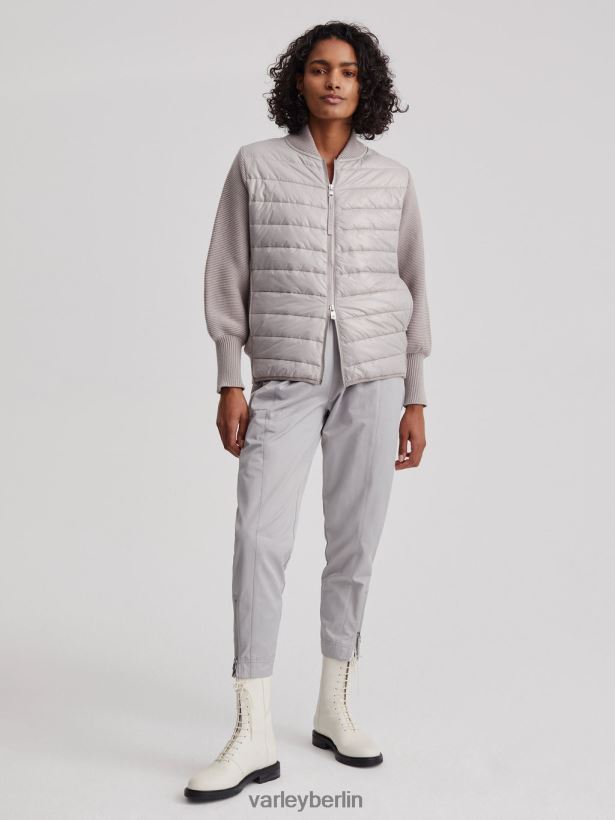 Varley Larkin-Jacke Frauen B2X2PN418 Mondgrau Bekleidung