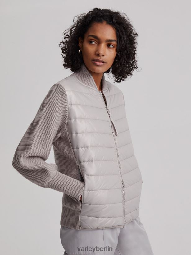 Varley Larkin-Jacke Frauen B2X2PN418 Mondgrau Bekleidung