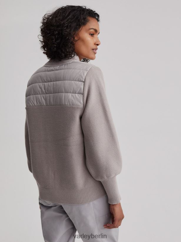 Varley Larkin-Jacke Frauen B2X2PN418 Mondgrau Bekleidung