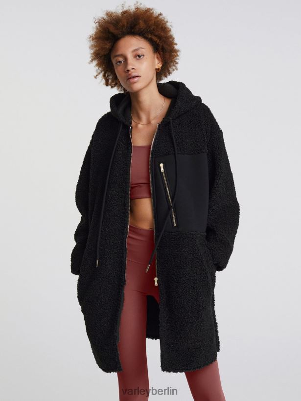 Varley Olympus-Mantel Frauen B2X2PN471 Schwarz Bekleidung