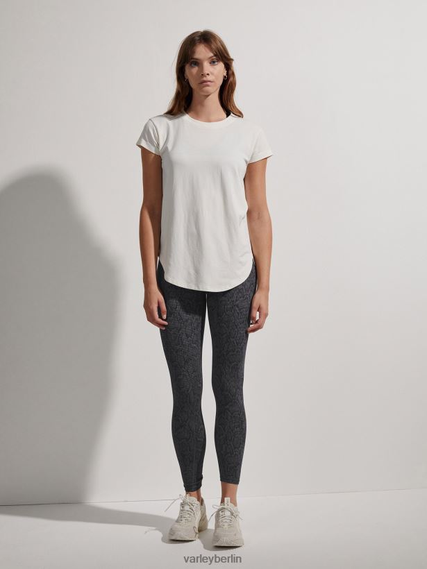 Varley Jade nahtloses T-Shirt Frauen B2X2PN123 Schneewittchen Bekleidung