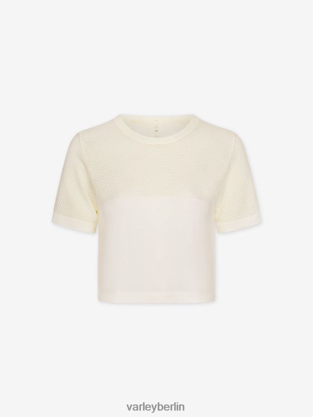 Varley Kurzes Paden-T-Shirt Frauen B2X2PN252 Reiher Bekleidung