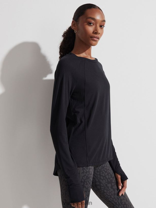 Varley Bradford Active Top Frauen B2X2PN242 Schwarz Bekleidung