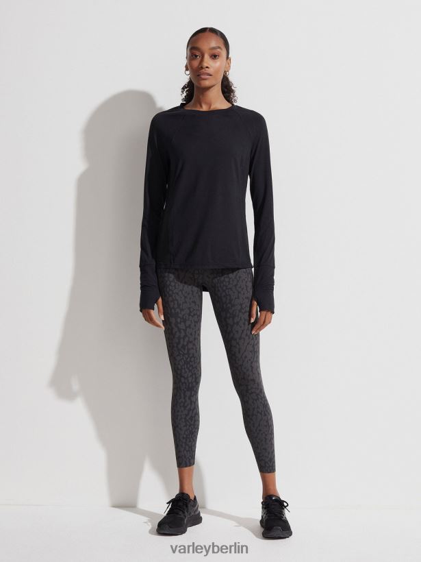 Varley Bradford Active Top Frauen B2X2PN242 Schwarz Bekleidung