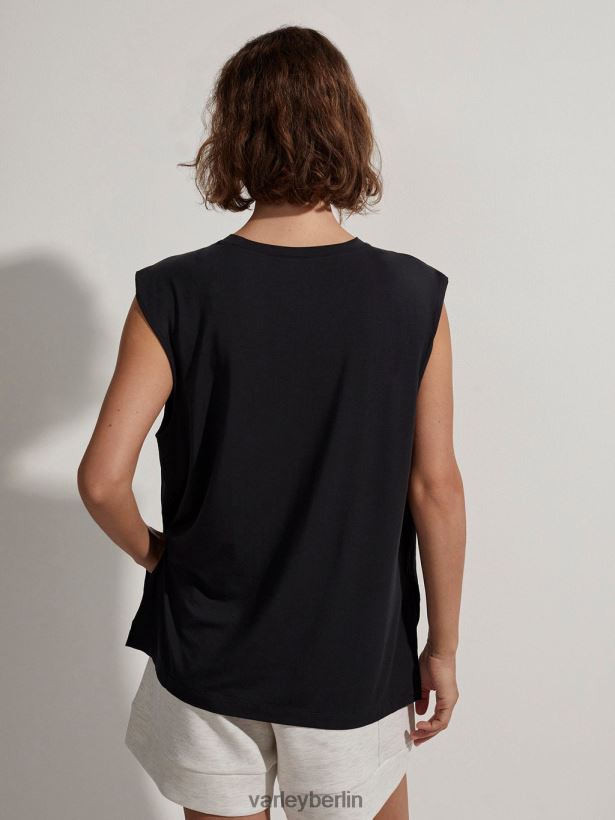 Varley Calgary kastenförmiger Tank Frauen B2X2PN115 Schwarz Bekleidung