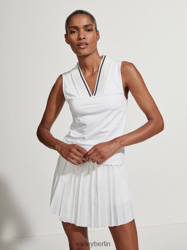 Varley Harcourt Performance Tank Frauen B2X2PN140 Weiß Bekleidung