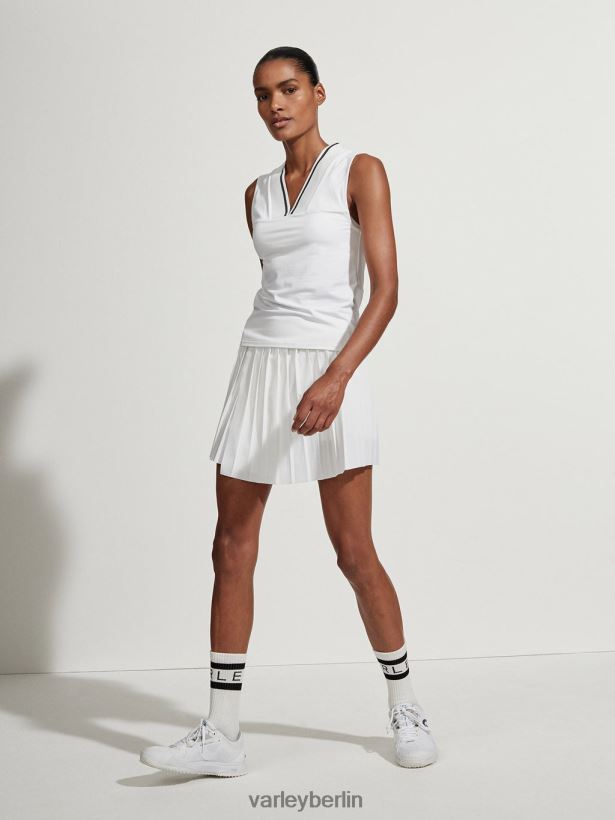 Varley Harcourt Performance Tank Frauen B2X2PN140 Weiß Bekleidung