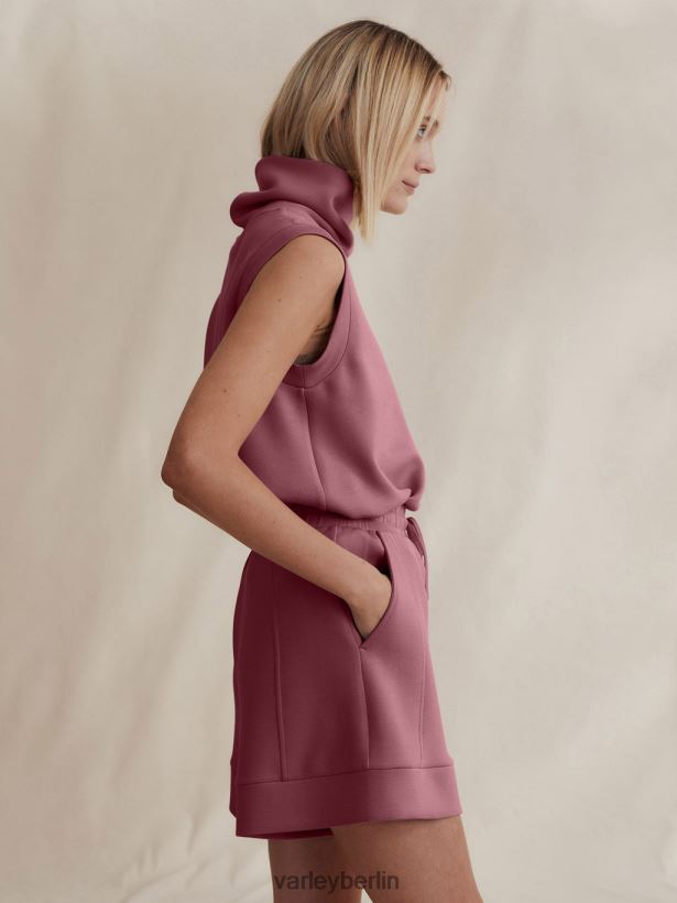 Varley Leigh-Tanktop mit hohem Kragen Frauen B2X2PN35 wilder Rhabarber Bekleidung