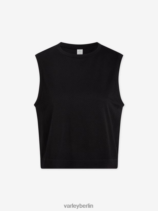 Varley Seite nahtloser Erntetank Frauen B2X2PN41 Schwarz Bekleidung