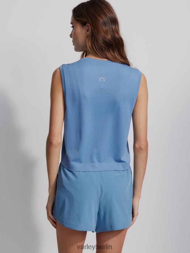 Varley Seite nahtloser Erntetank Frauen B2X2PN43 blauer Himmel Bekleidung