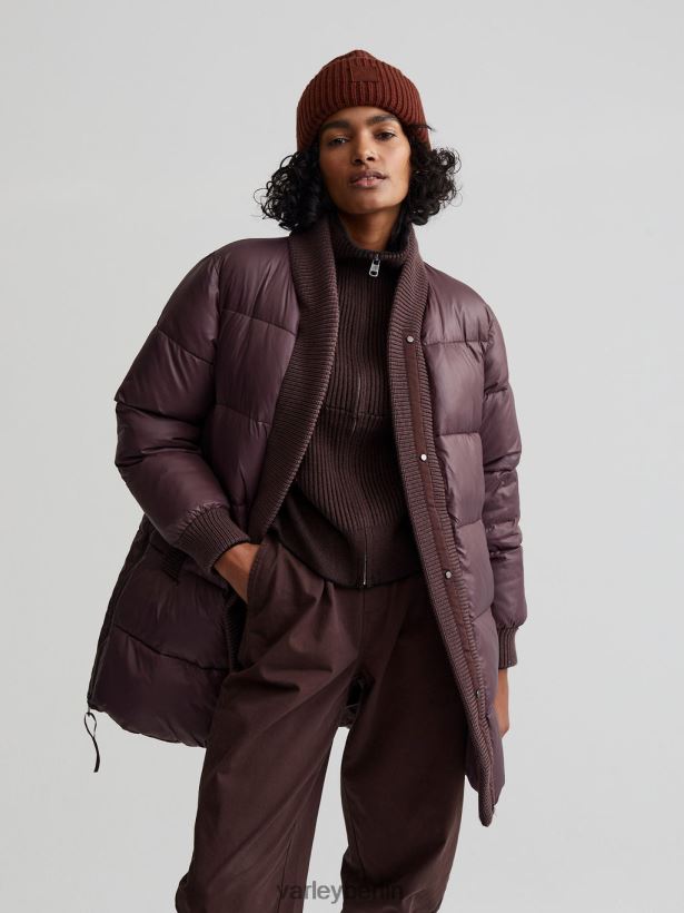 Varley Baldwin-Puffermantel Frauen B2X2PN442 Rosine Bekleidung