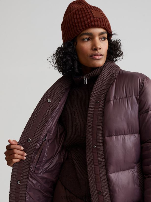 Varley Baldwin-Puffermantel Frauen B2X2PN442 Rosine Bekleidung