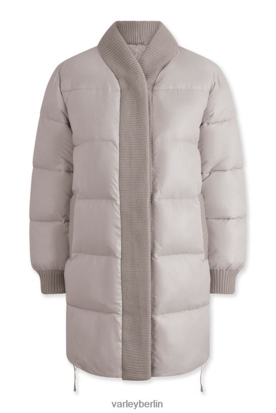 Varley Baldwin-Puffermantel Frauen B2X2PN443 Silberstreif Bekleidung