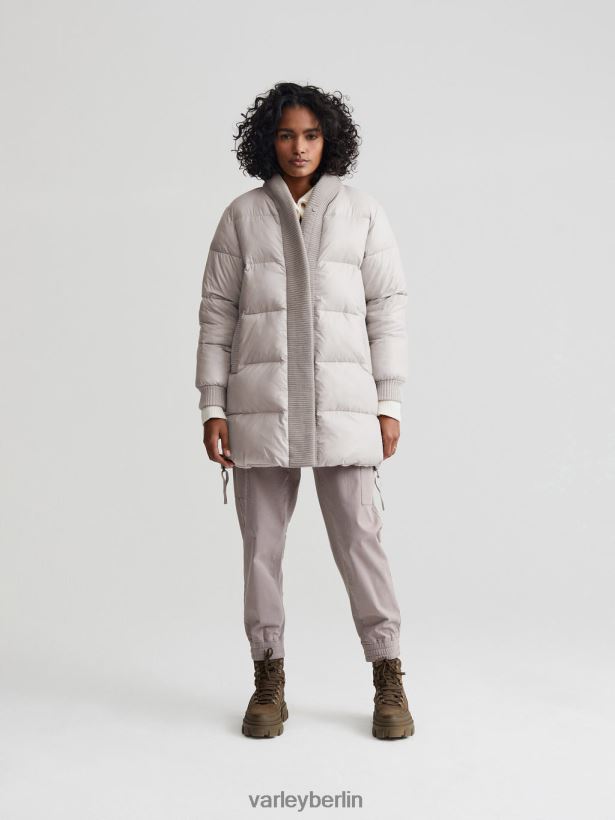Varley Baldwin-Puffermantel Frauen B2X2PN443 Silberstreif Bekleidung