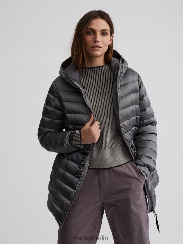 Varley Gibson-Jacke Frauen B2X2PN449 gebürstetes Silbermetallic Bekleidung