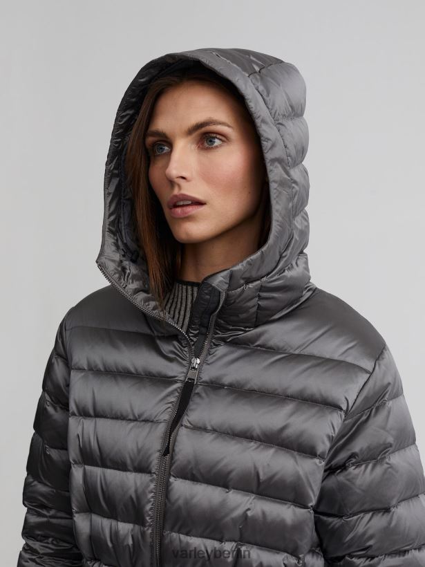 Varley Gibson-Jacke Frauen B2X2PN449 gebürstetes Silbermetallic Bekleidung