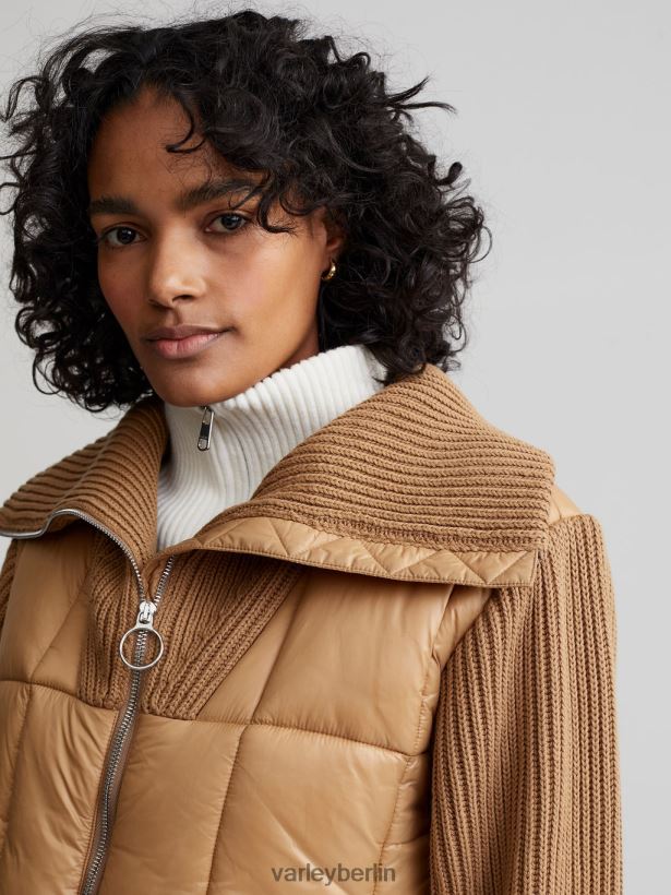 Varley Mayten-Strickjacke Frauen B2X2PN451 Wüstensand Bekleidung