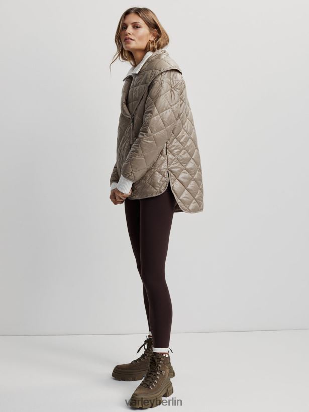 Varley Pflege-Steppjacke Frauen B2X2PN434 gefallener Stein Bekleidung