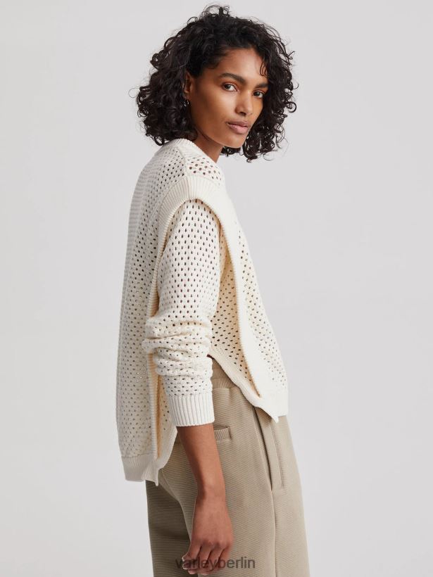 Varley Arabella-Strick Frauen B2X2PN150 flüstern weiß Bekleidung