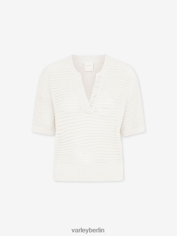 Varley Callie-Strickoberteil Frauen B2X2PN83 Reiher Bekleidung