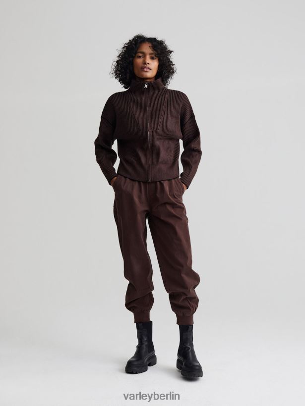 Varley Carmen-Strickjacke Frauen B2X2PN179 Kaffeebohne Bekleidung