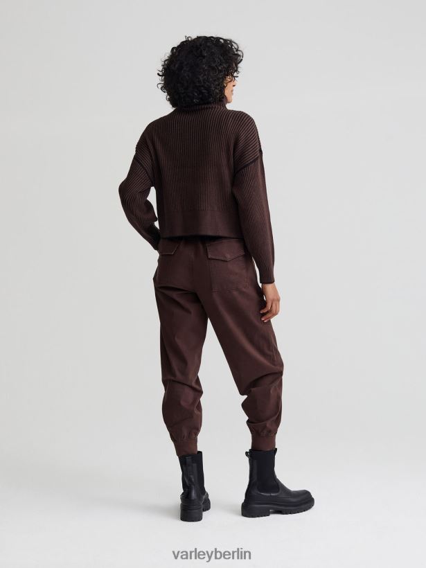 Varley Carmen-Strickjacke Frauen B2X2PN179 Kaffeebohne Bekleidung