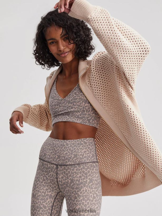 Varley Cassady-Strickjacke Frauen B2X2PN156 Rauch erröten Bekleidung