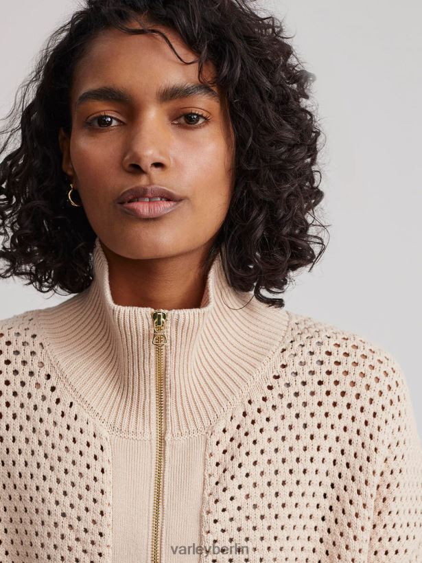 Varley Cassady-Strickjacke Frauen B2X2PN156 Rauch erröten Bekleidung