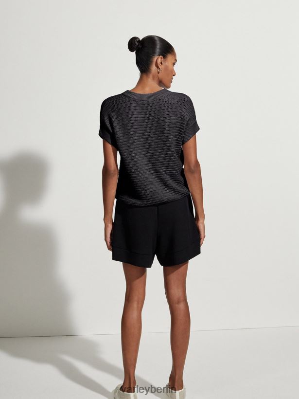 Varley Corvallis-Strick Frauen B2X2PN78 Schwarz Bekleidung