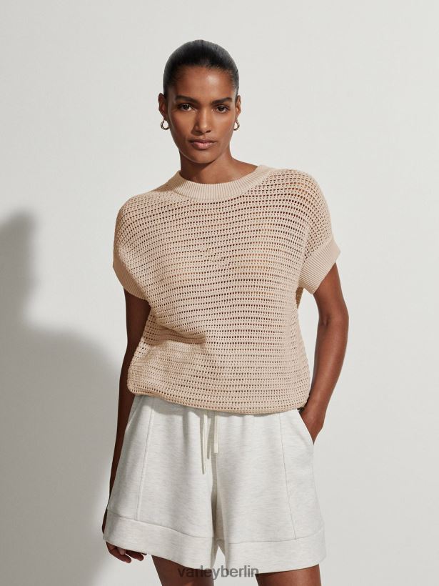 Varley Corvallis-Strick Frauen B2X2PN79 Mondlicht Bekleidung