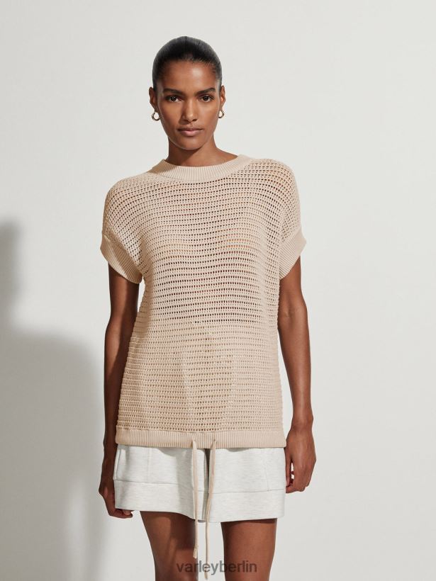 Varley Corvallis-Strick Frauen B2X2PN79 Mondlicht Bekleidung